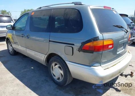 2000 Toyota Sienna Xle из США, поврежденный, VIN 4T3ZF13C3YU248333